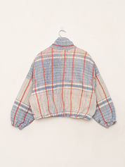 The Shira Quilted Puffer Bomber Jacket