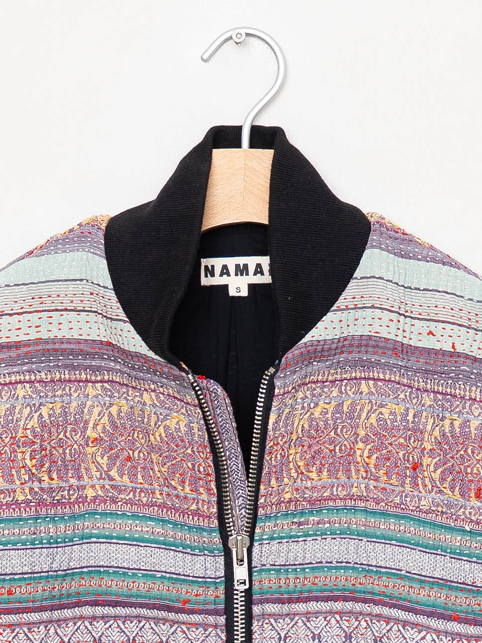 The Veda Quilted One-of-a-Kind Bomber Jacket - Small