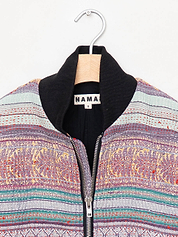 The Veda Quilted One-of-a-Kind Bomber Jacket - Small