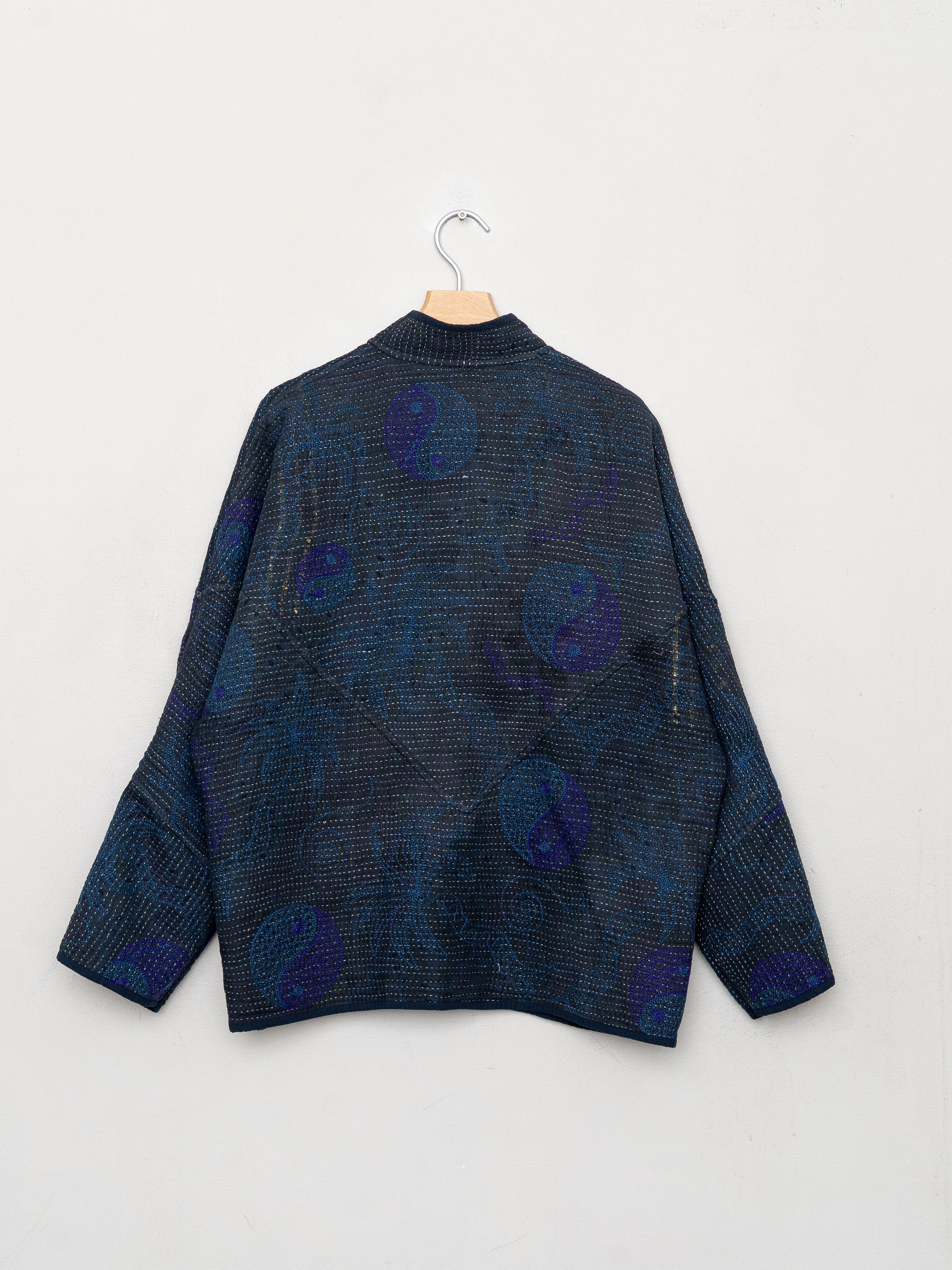 The Ladhiya Quilted Suzani Kantha Jacket