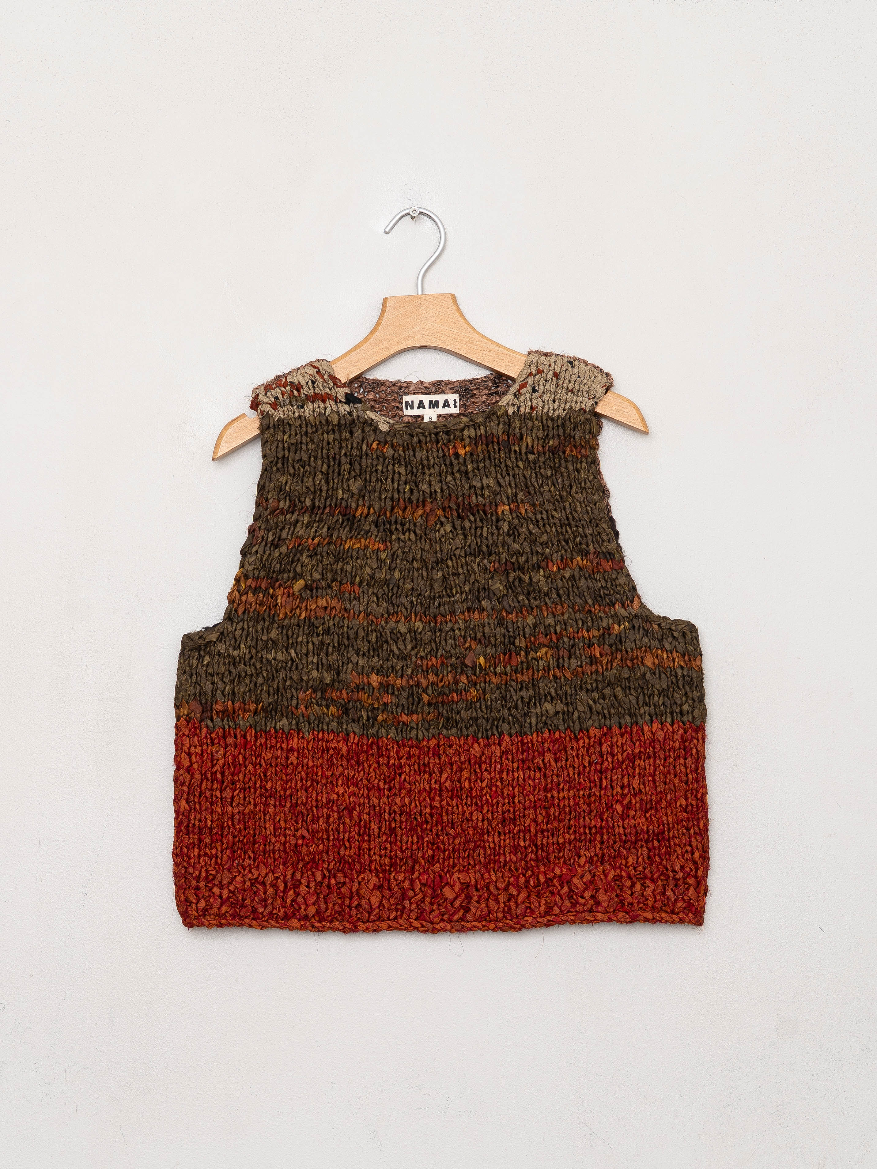 The Vishnu Knitted Vest - Small - Recycled Silk