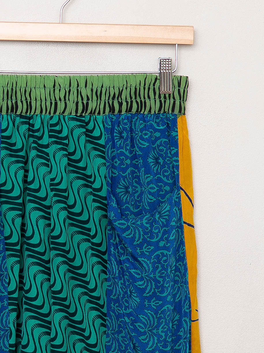 The Nayan Pant - Small - Upcycled Silk