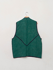 The Ladhiya Quilted Patchwork Kantha Vest