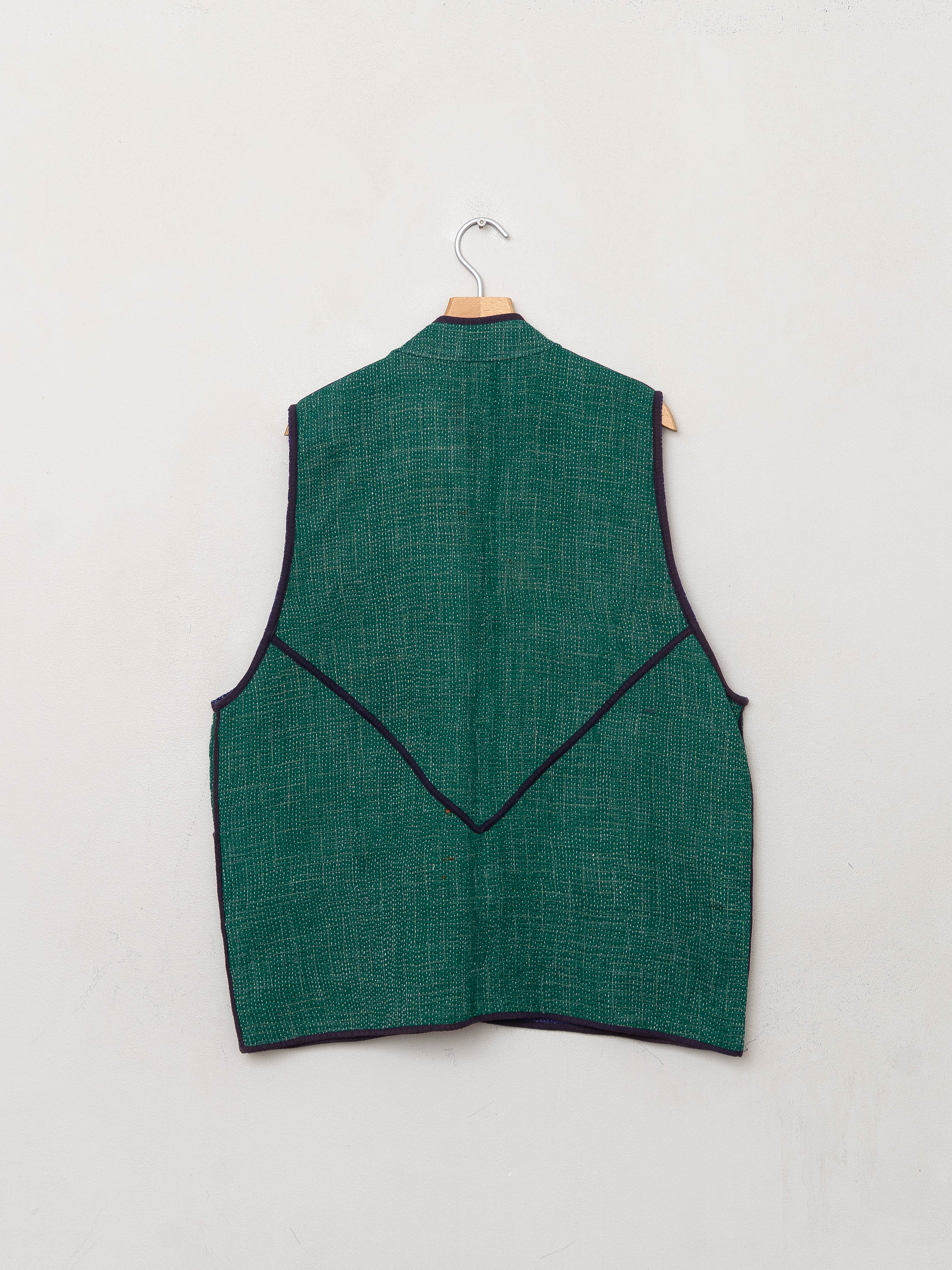 The Ladhiya Quilted Patchwork Kantha Vest