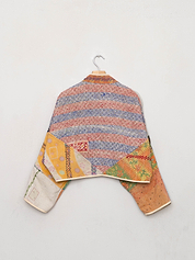 The Kaira Cropped Quilted Patchwork Kantha Jacket Wholesale