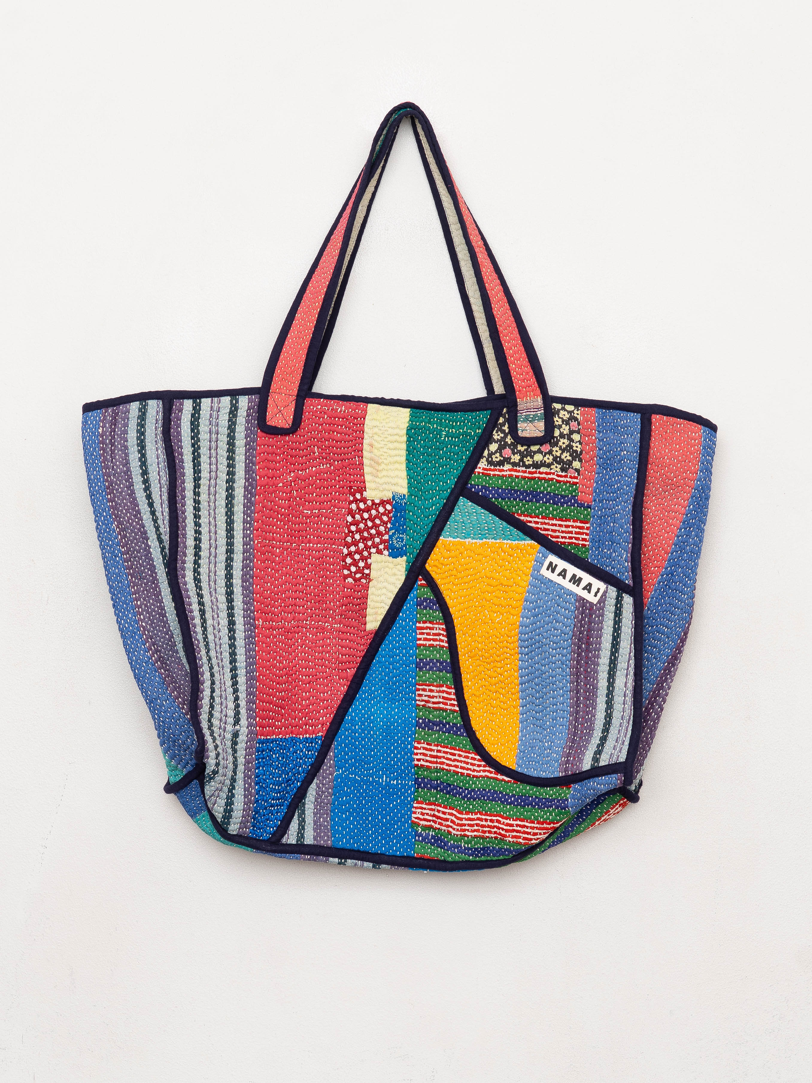 The Raksa Quilted Kantha Bag