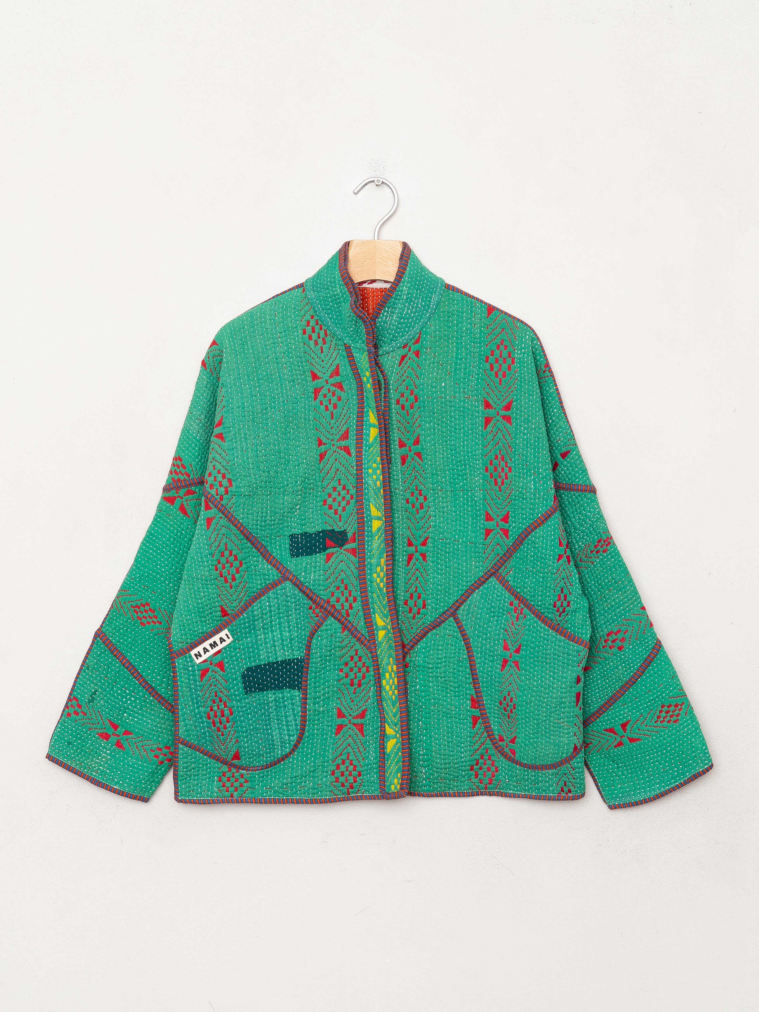 The Ladhiya Petite Quilted Patchwork Kantha Jacket