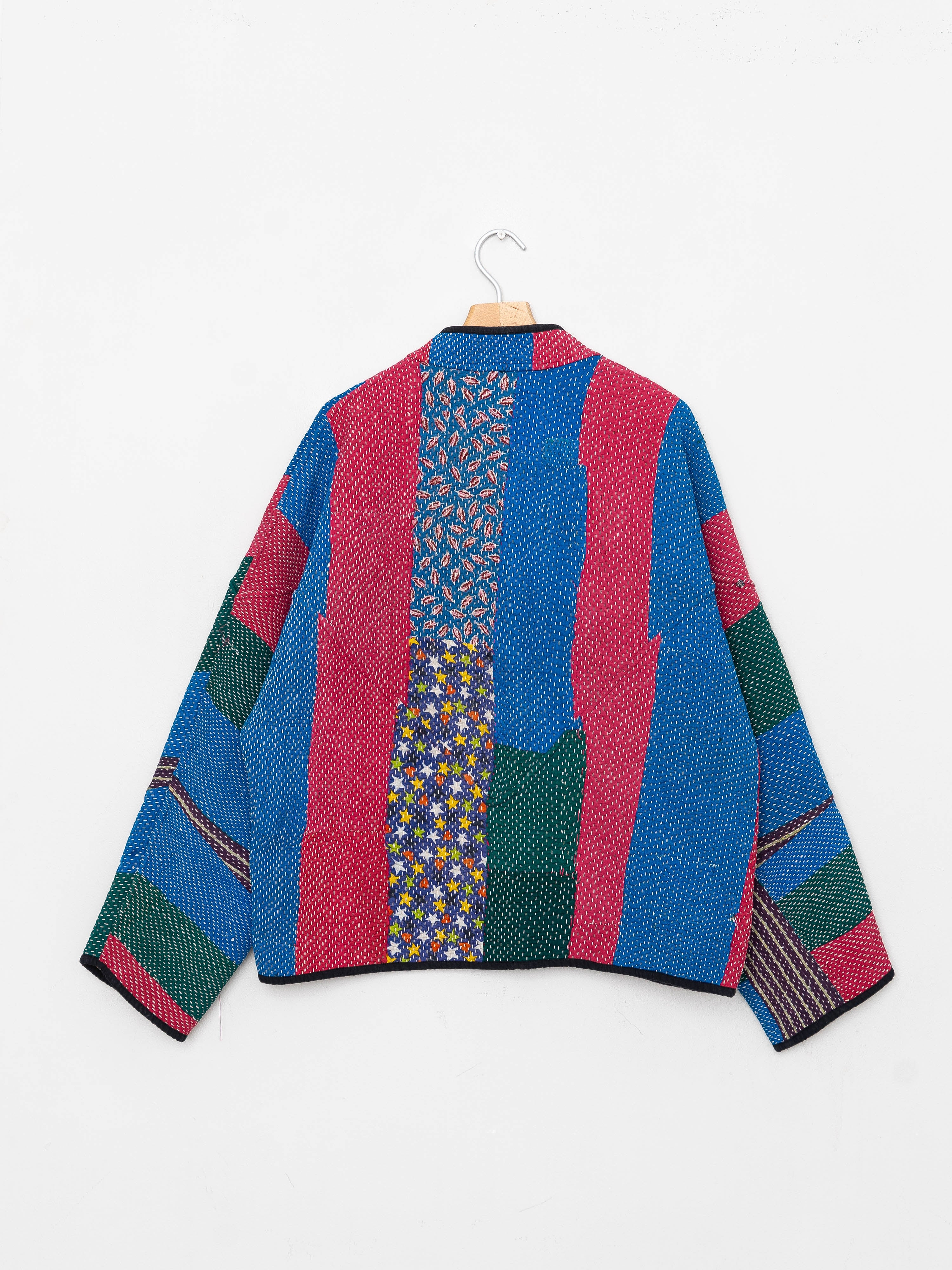 The Ladhiya Quilted Patchwork Kantha Jacket