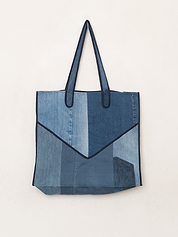 The Pasha Carryall Denim Tote Bag