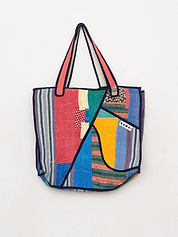 The Raksa Quilted Kantha Bag