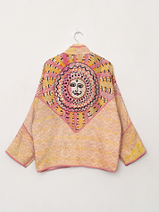 The Ladhiya Suzani Quilted Kantha Jacket