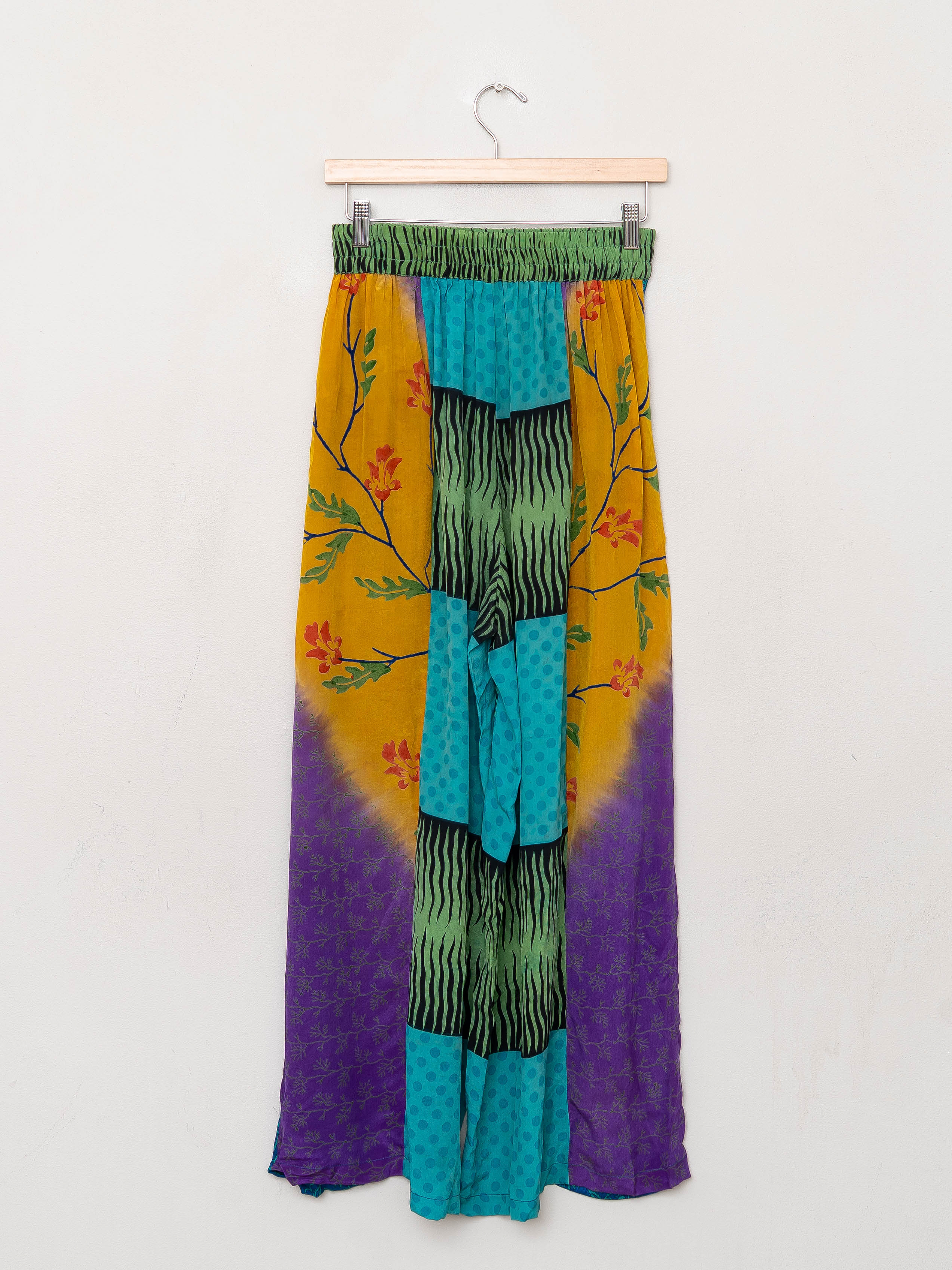 The Nayan Pant - Small - Upcycled Silk