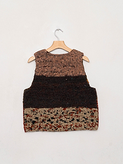 The Vishnu Knitted Vest - Small - Recycled Silk