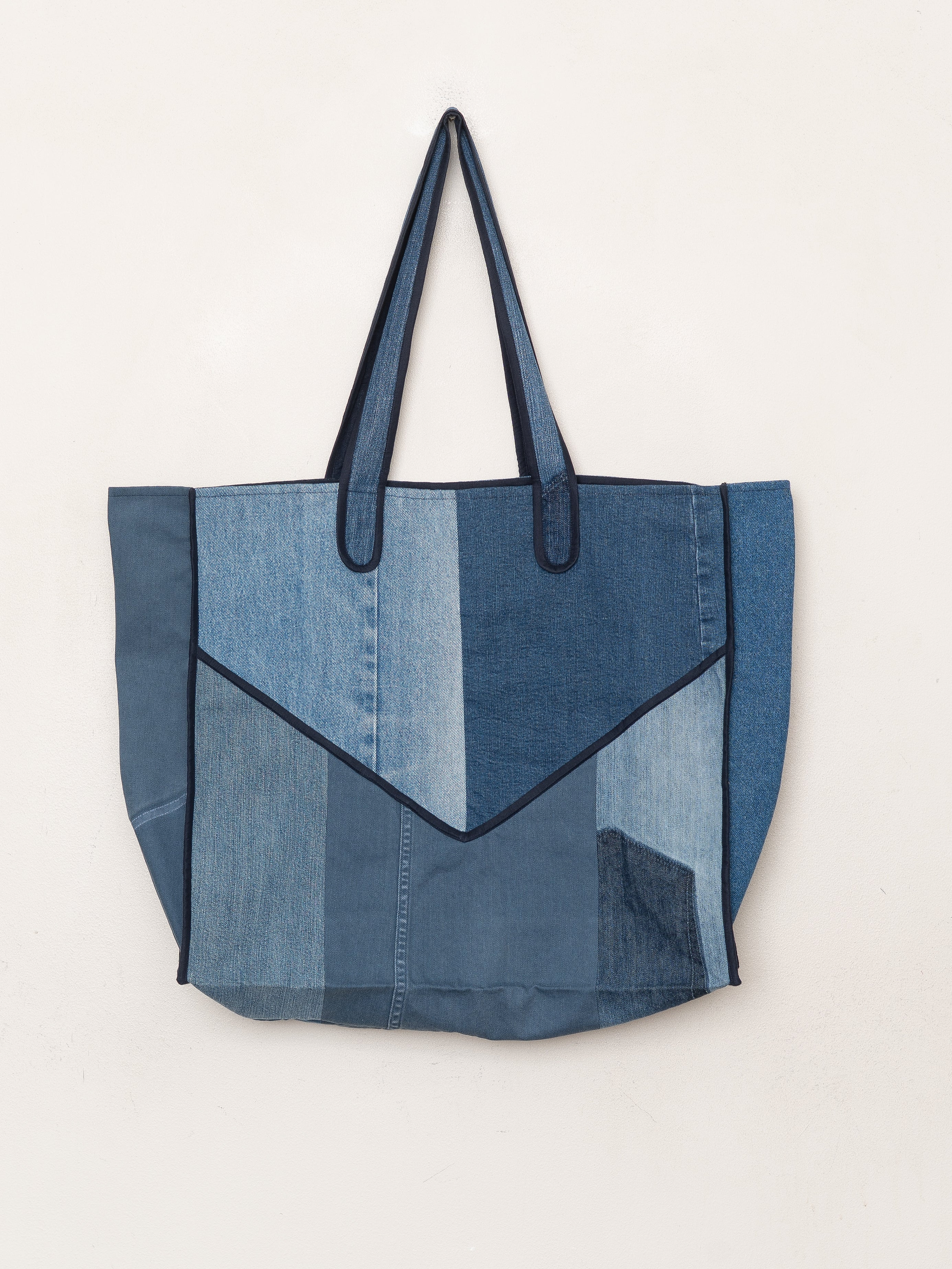 The Pasha Carryall Denim Tote Bag