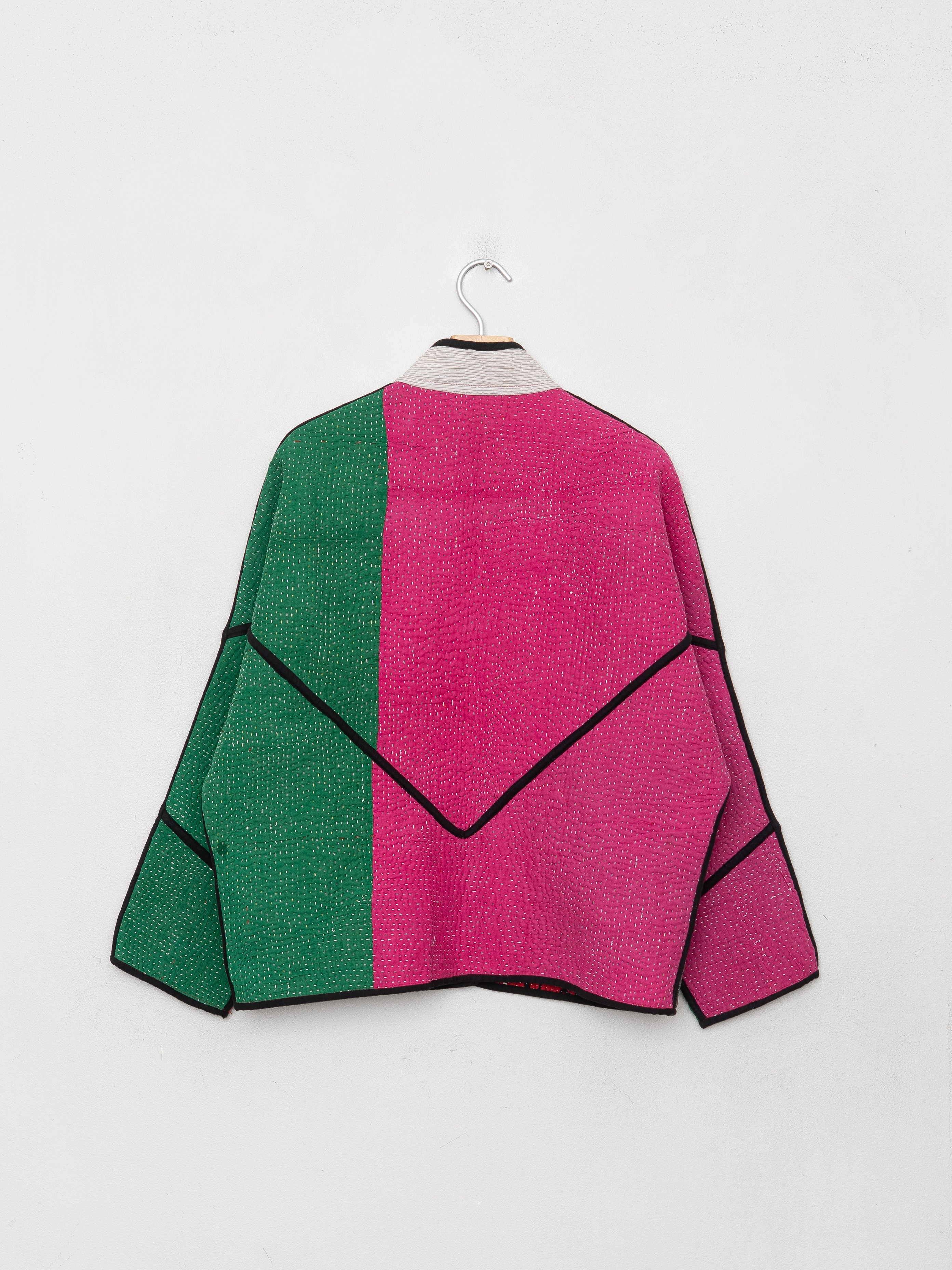 The Ladhiya Petite Quilted Patchwork Kantha Jacket