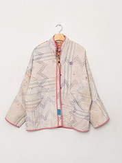 The Ladhiya Suzani Quilted Kantha Jacket