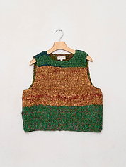 The Vishnu Knitted Vest - Small - Recycled Silk