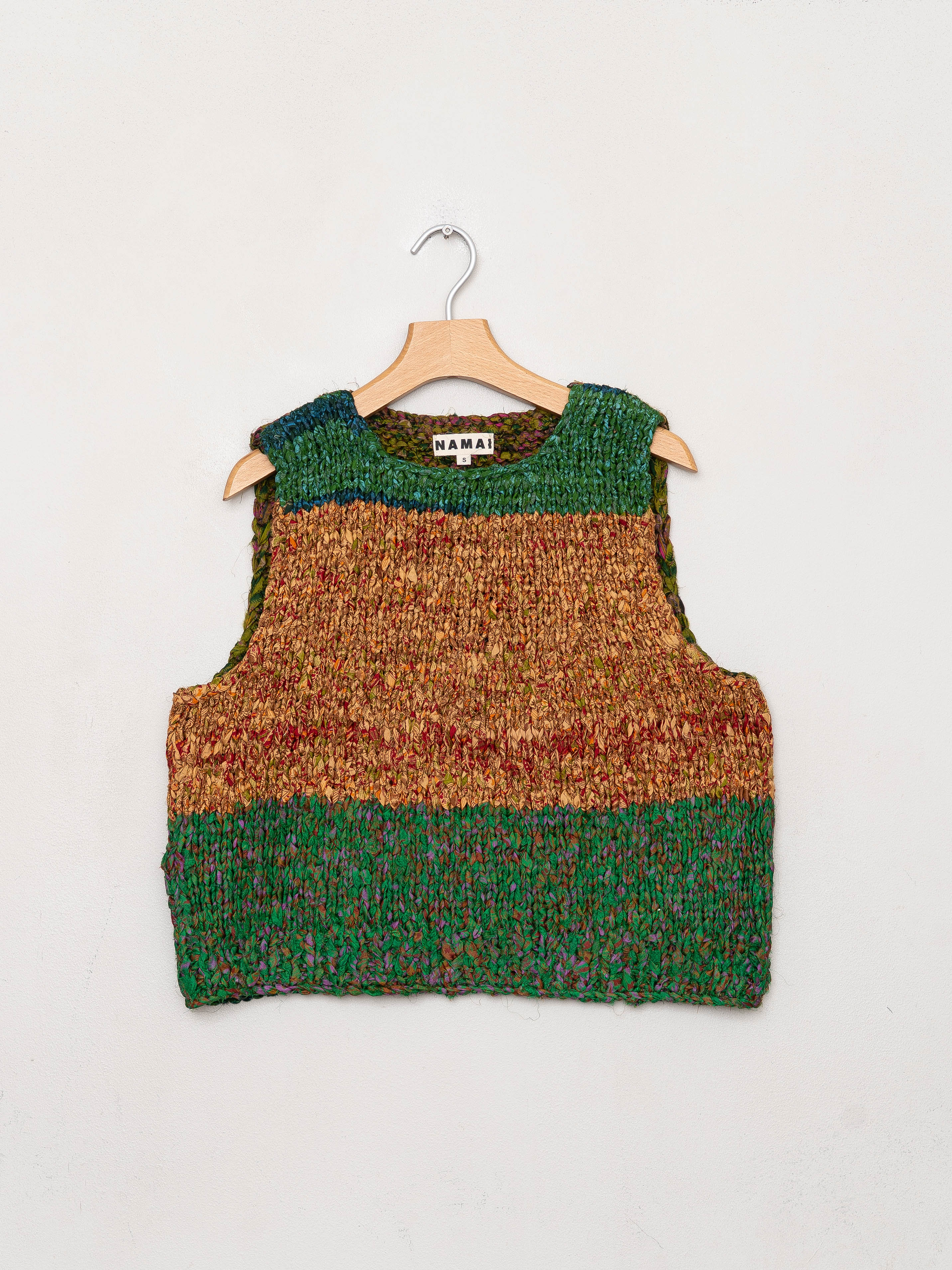The Vishnu Knitted Vest - Small - Recycled Silk