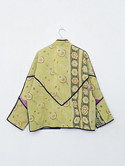 The Ladhiya Quilted Patchwork Kantha Jacket
