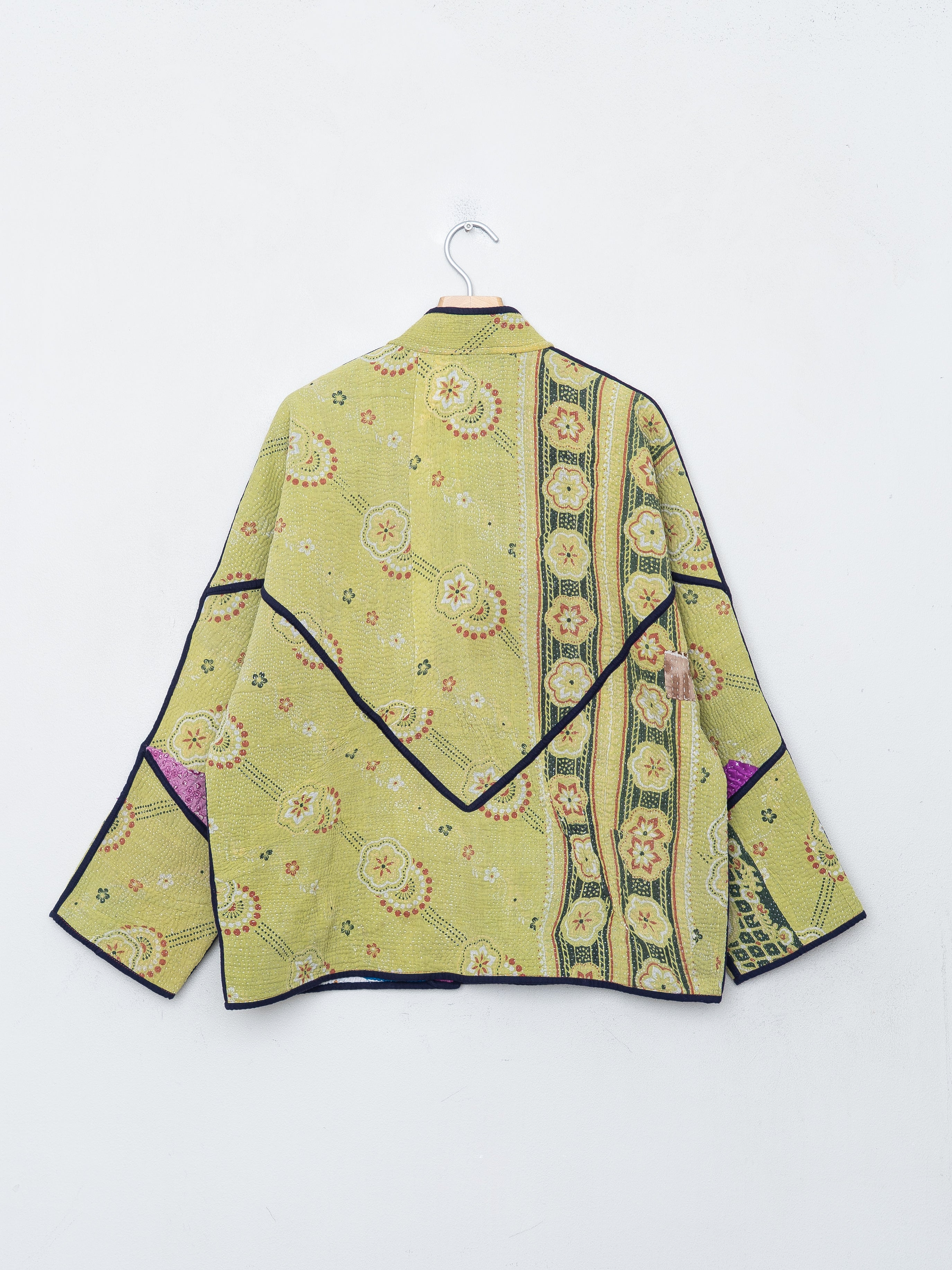The Ladhiya Quilted Patchwork Kantha Jacket