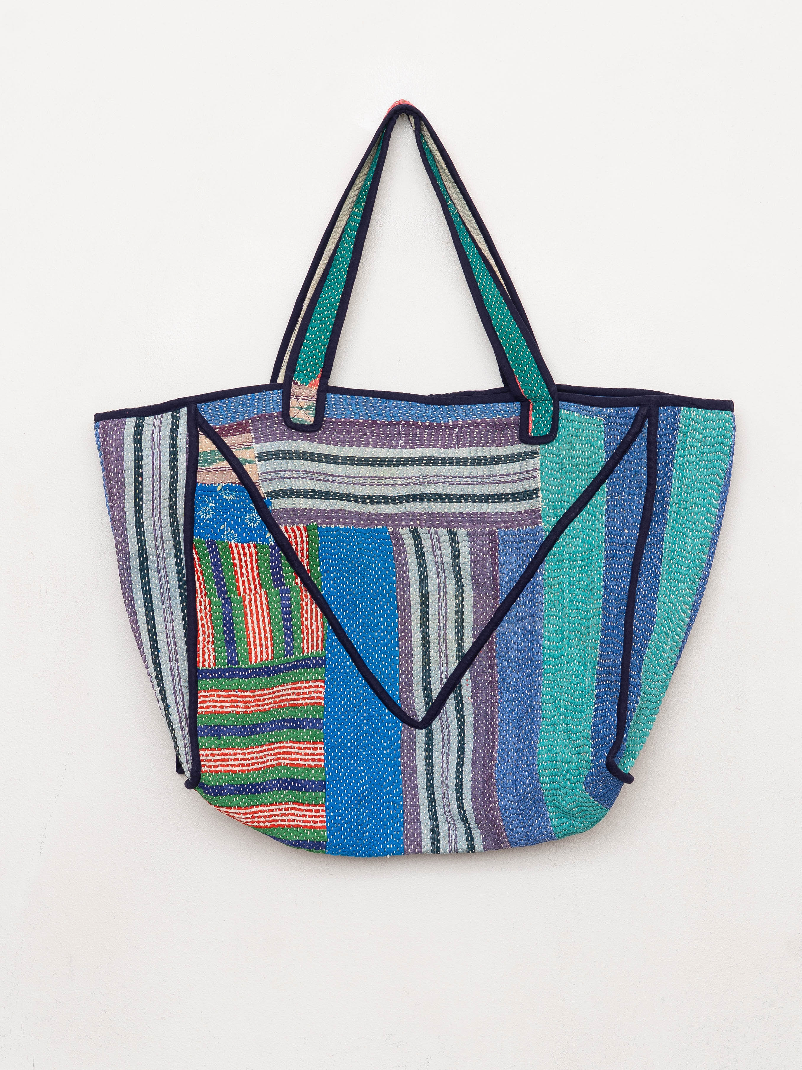The Raksa Quilted Kantha Bag