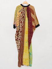 The Simmy Long Dress  - One Size - Upcycled Silk