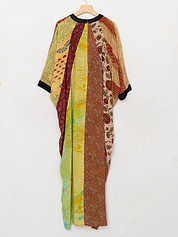 The Simmy Long Dress  - One Size - Upcycled Silk