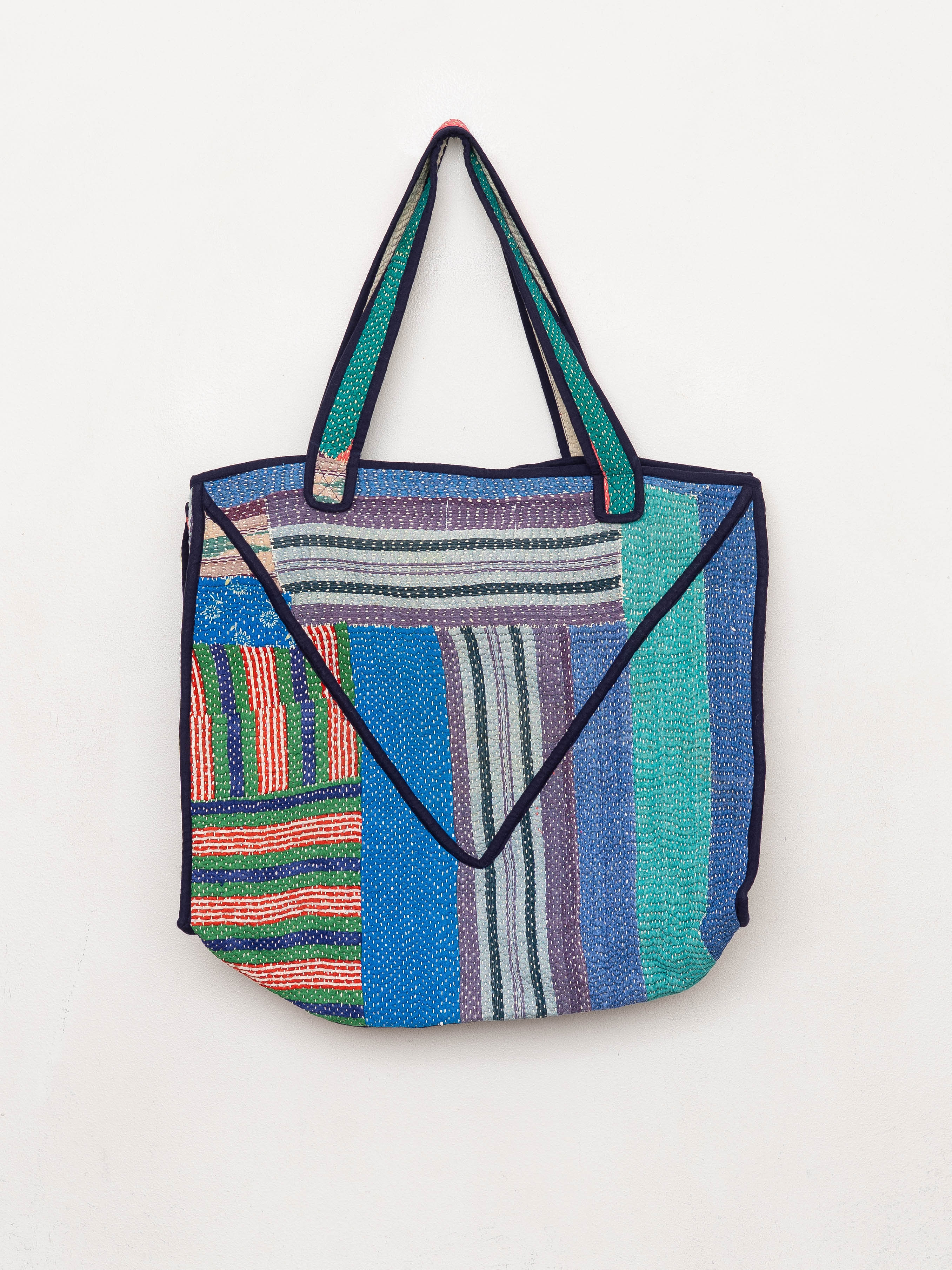 The Raksa Quilted Kantha Bag