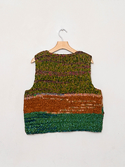 The Vishnu Knitted Vest - Small - Recycled Silk