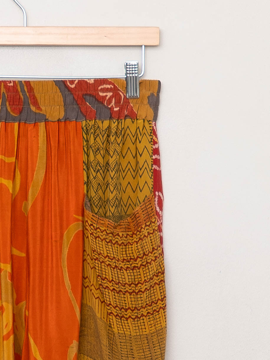The Nayan Pant - Small - Upcycled Silk