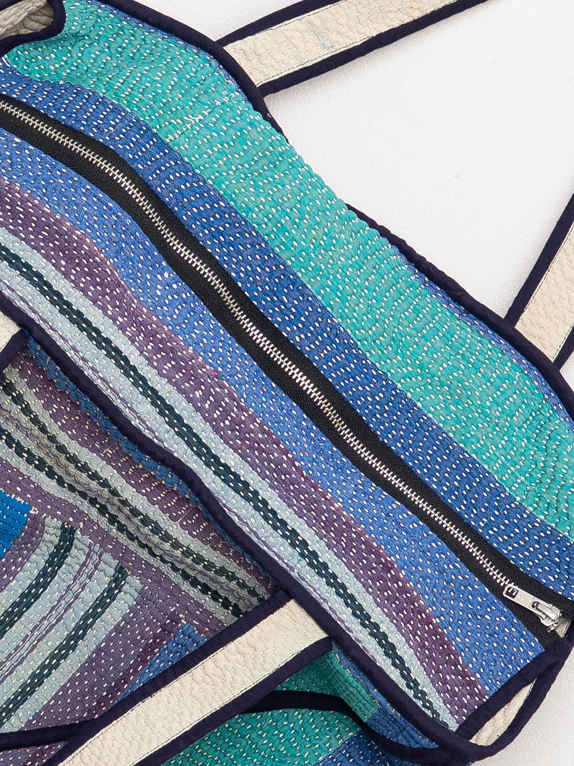 The Raksa Quilted Kantha Bag