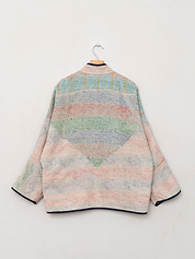 The Ladhiya Quilted Patchwork Kantha Jacket