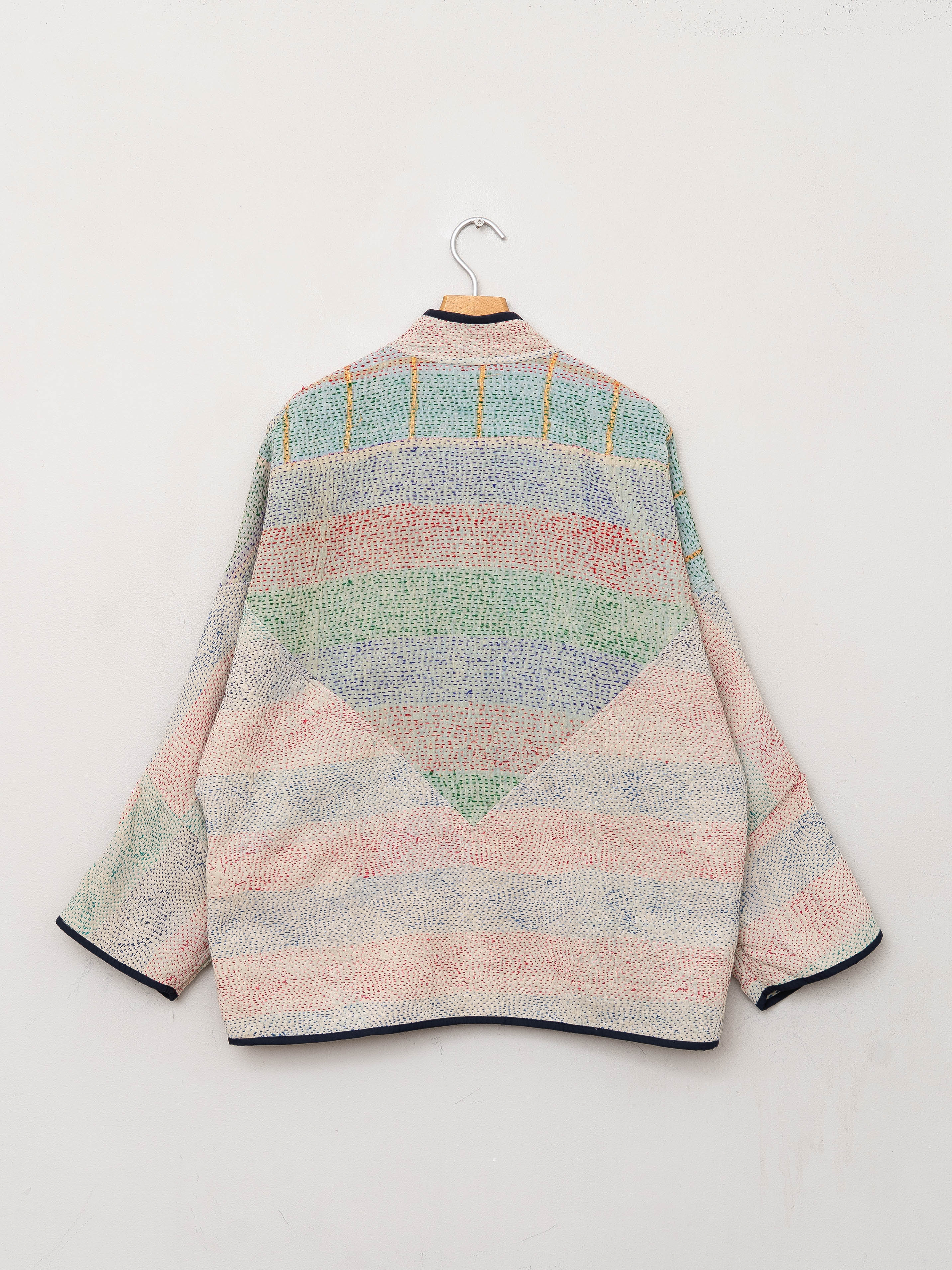The Ladhiya Quilted Patchwork Kantha Jacket