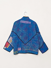 The Ladhiya Petite Quilted Patchwork Kantha Jacket