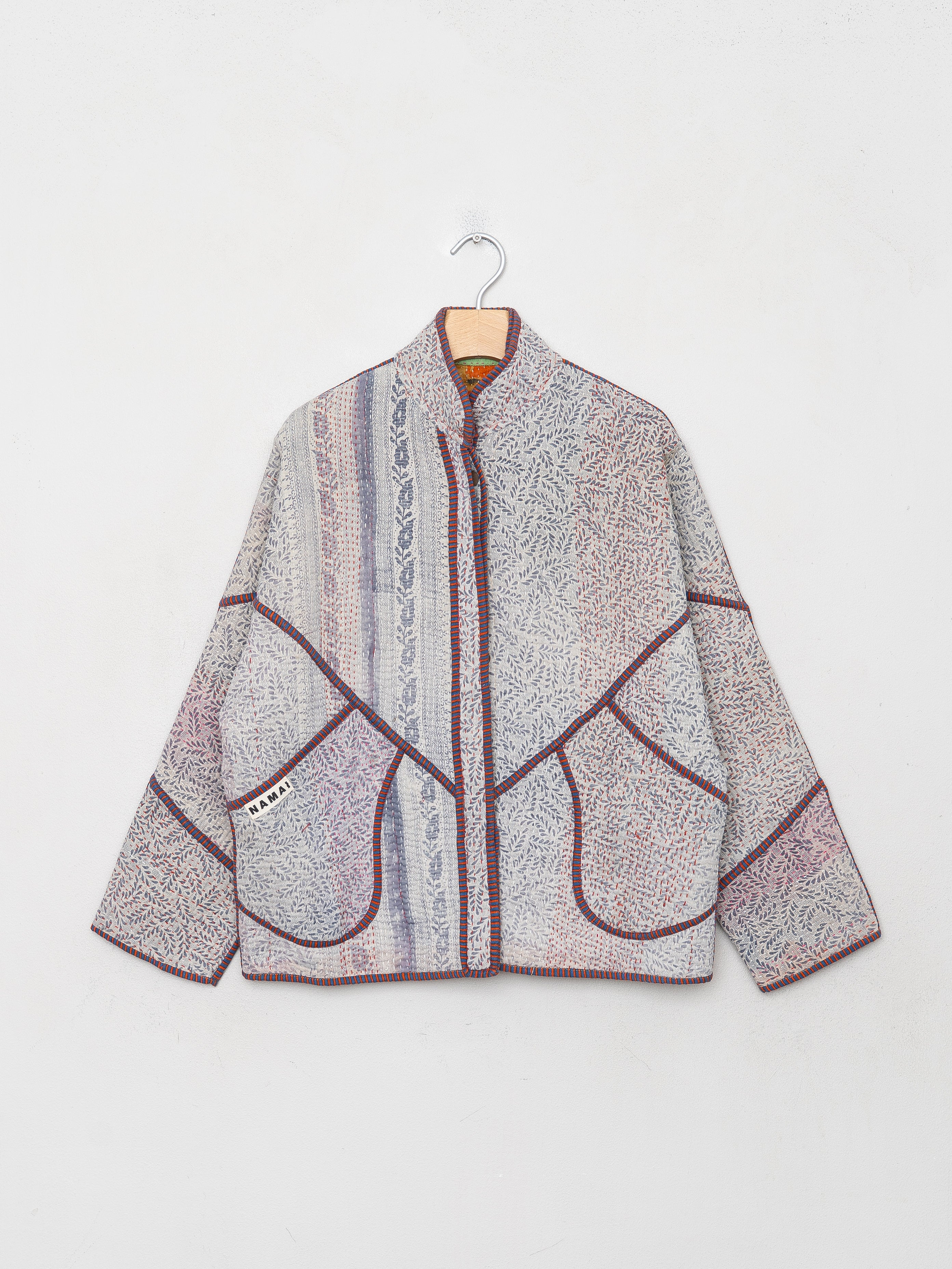 The Ladhiya Petite Quilted Patchwork Kantha Jacket