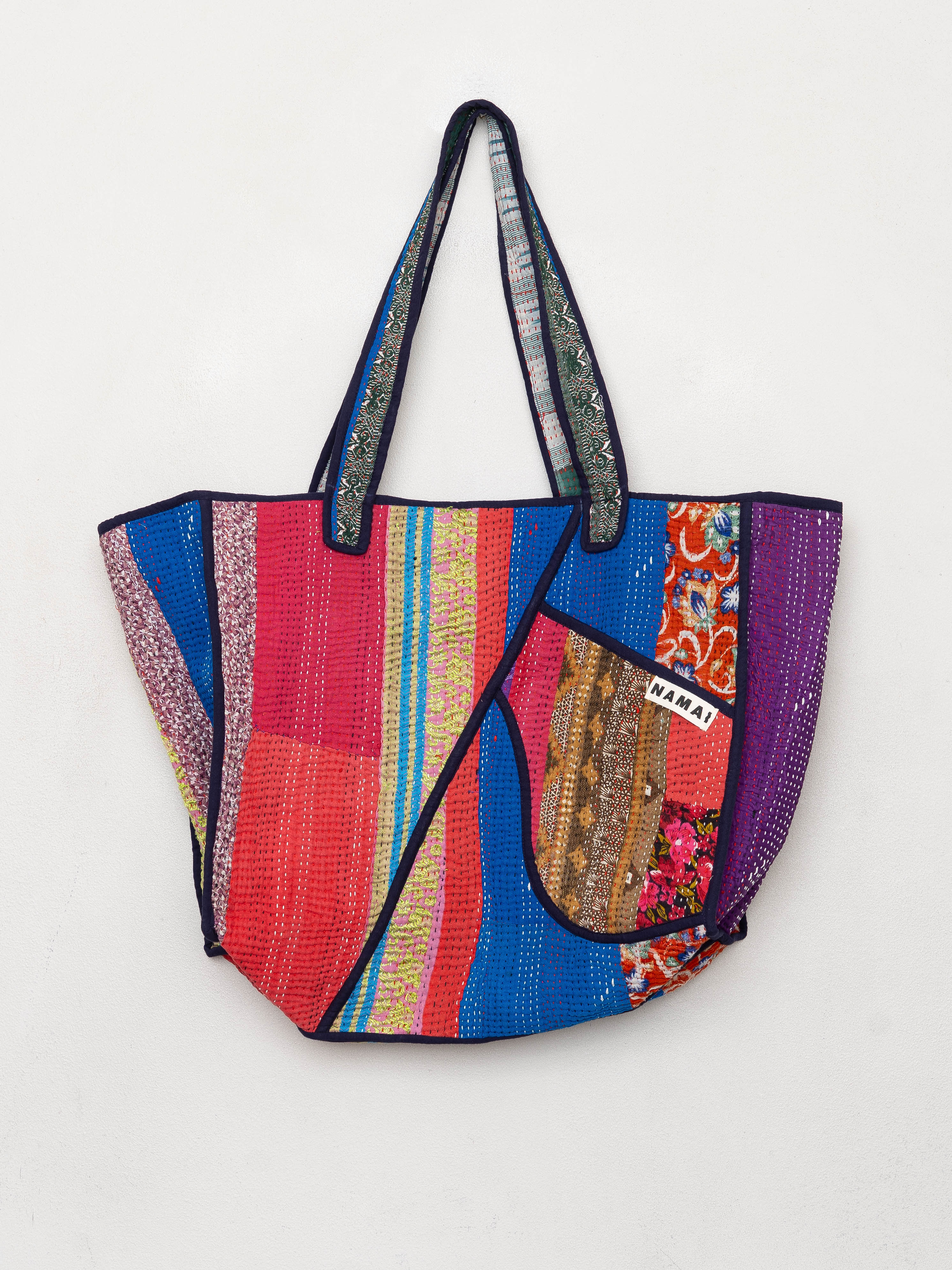 The Raksa Quilted Kantha Bag