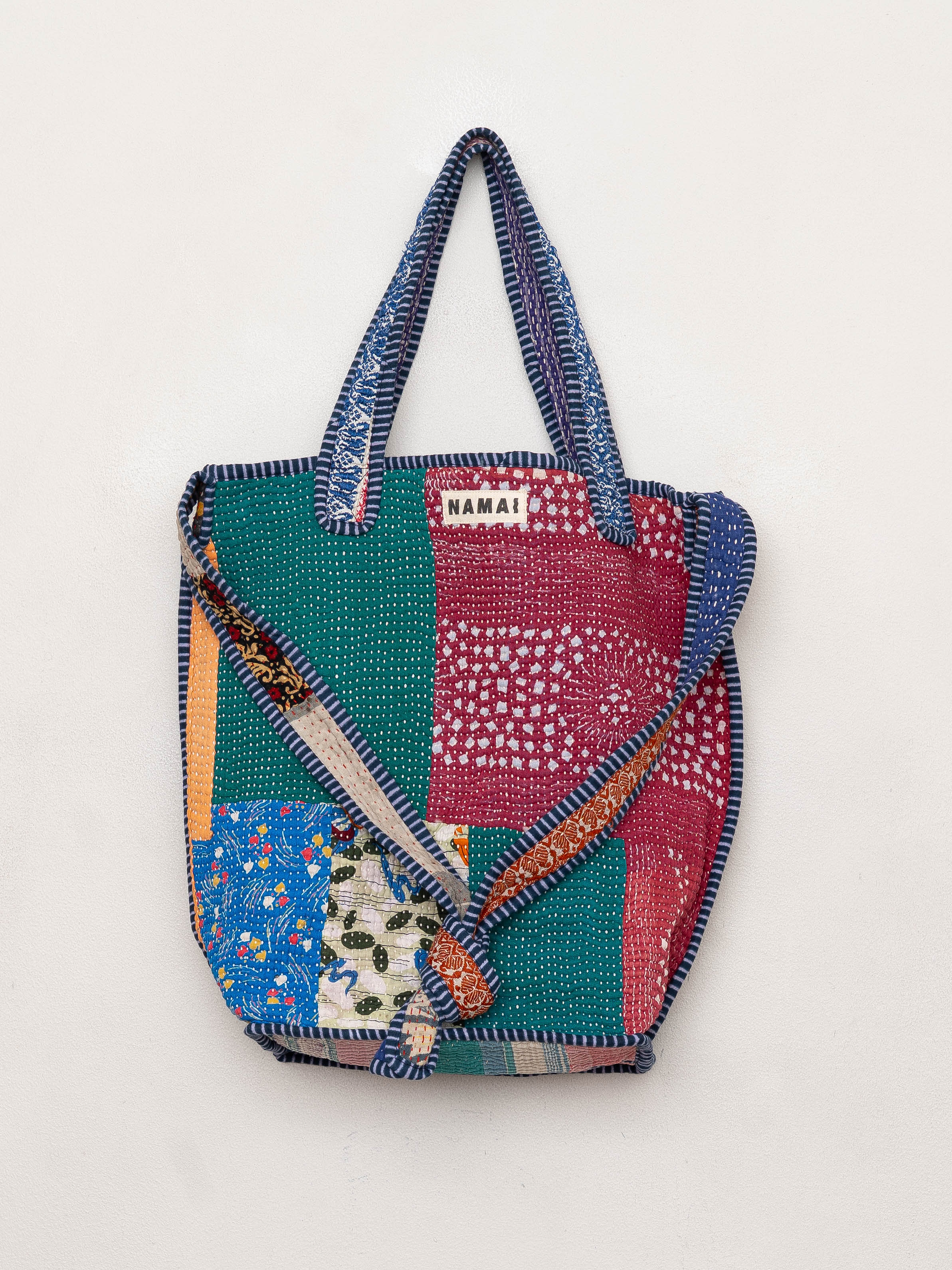 The Xoti II Zero-Waste Quilted Kantha Bag