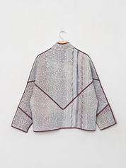 The Ladhiya Petite Quilted Patchwork Kantha Jacket