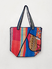 The Raksa Quilted Kantha Bag