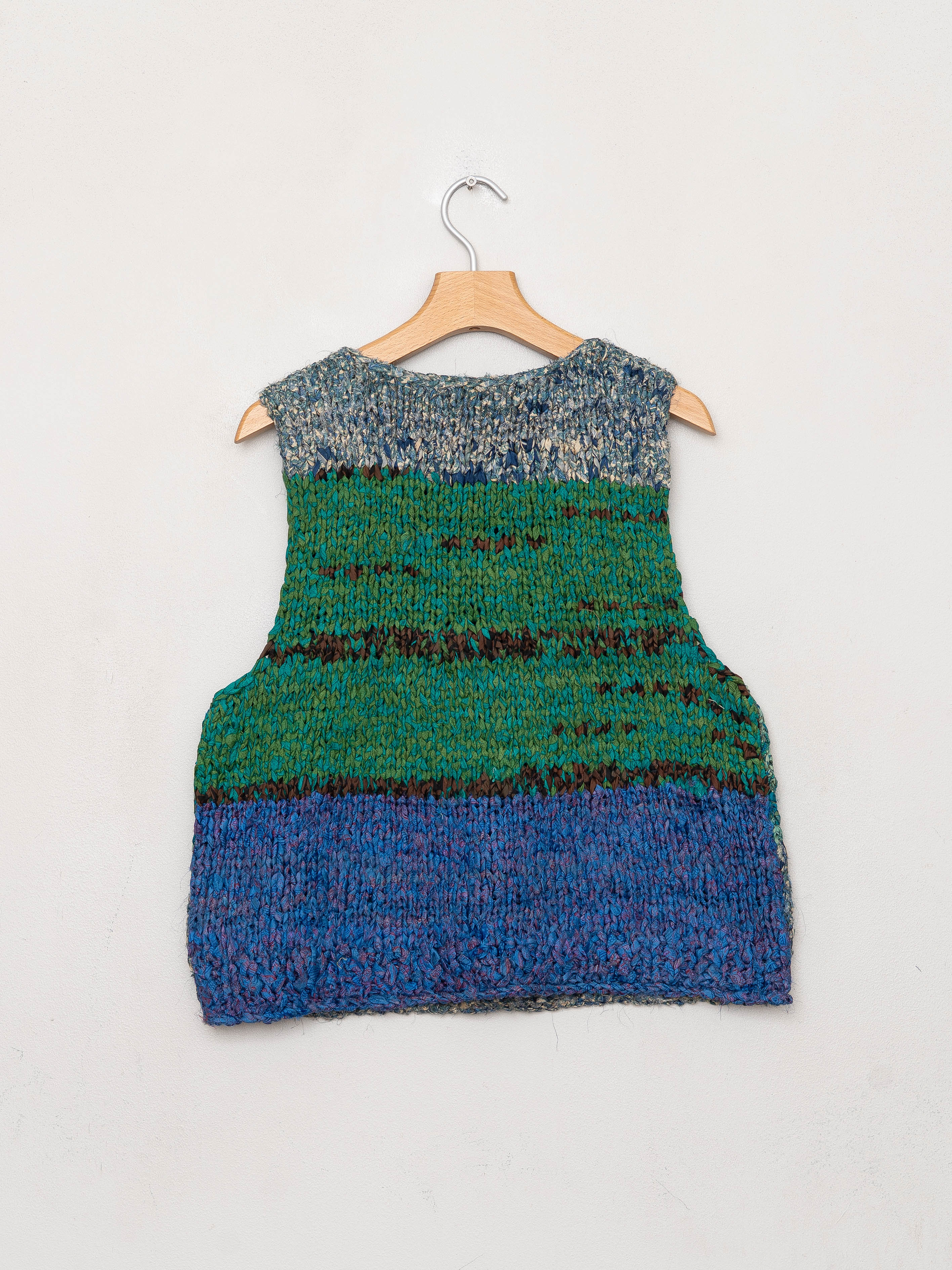The Vishnu Knitted Vest - Medium - Recycled Silk