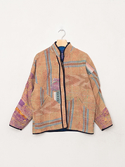 The Ladhiya Petite Quilted Patchwork Kantha Jacket