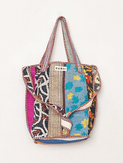 The Xoti II Zero-Waste Quilted Kantha Bag