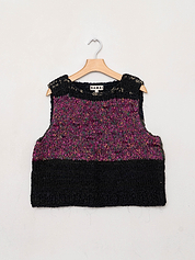The Vishnu Knitted Vest - Medium - Recycled Silk