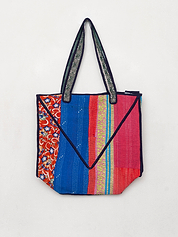The Raksa Quilted Kantha Bag