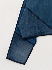 The Kaira Cropped Denim Jacket - Large