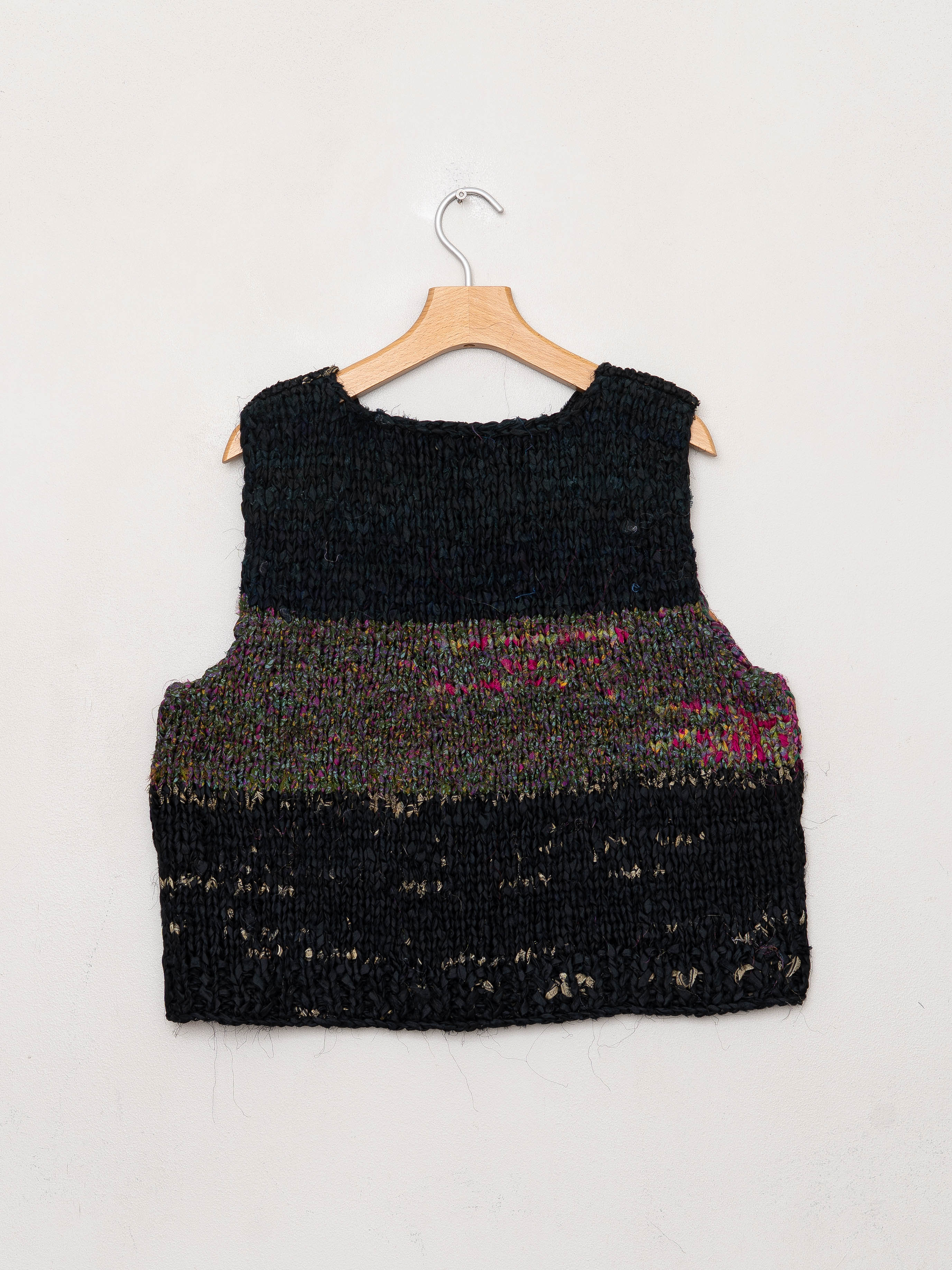 The Vishnu Knitted Vest - Medium - Recycled Silk