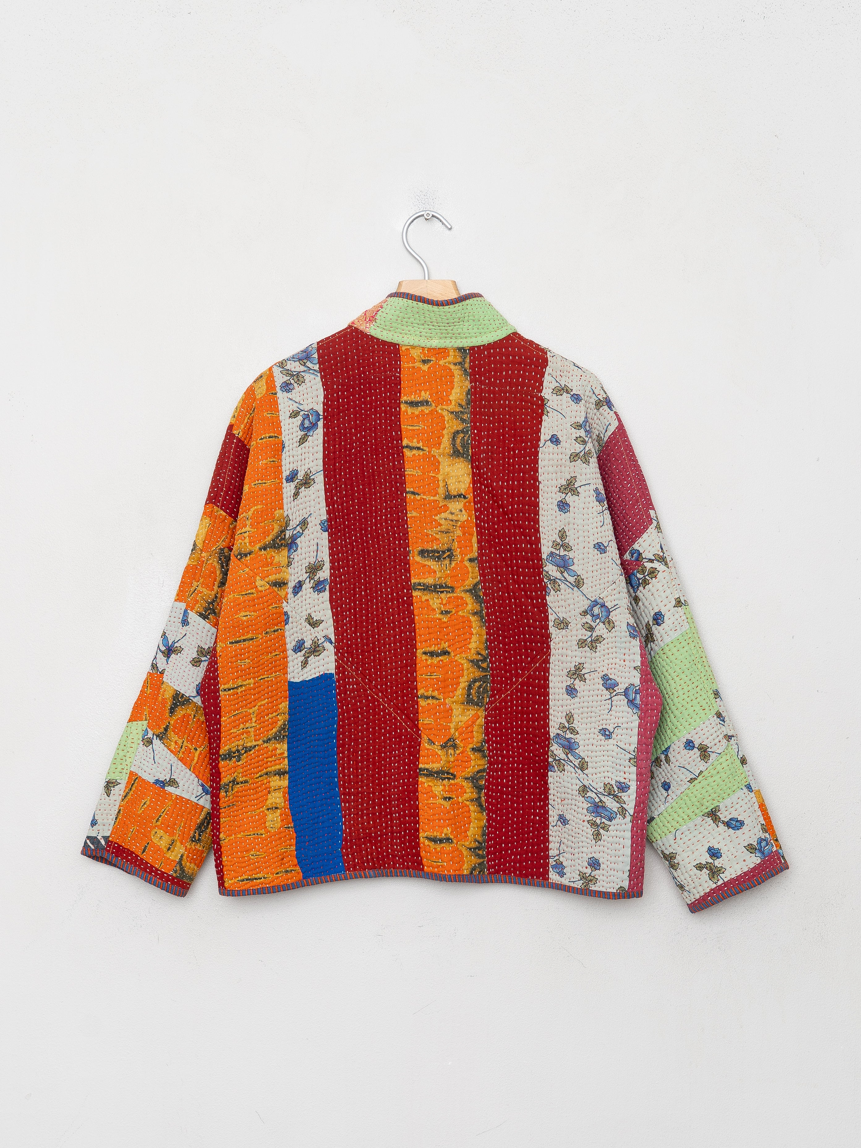 The Ladhiya Petite Quilted Patchwork Kantha Jacket