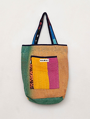 The Xoti II Zero-Waste Quilted Kantha Bag