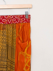 The Nayan Pant - Small - Upcycled Silk