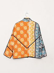 The Ladhiya Petite Quilted Patchwork Kantha Jacket